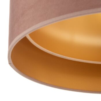 Stropné svietidlo Golden Duo Ø 40cm svetloružová/zlatá