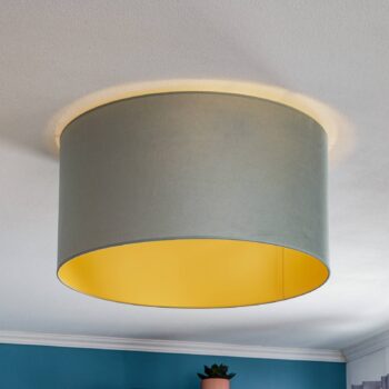Stropné svietidlo Golden Roller Ø 60 cm mätovo zelená/zlatá