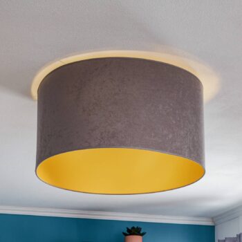 Stropné svietidlo Golden Roller Ø 60 cm sivá/zlatá