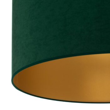 Stropné svietidlo Golden Roller Ø 60 cm tmavo zelená/zlatá