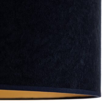Stropné svietidlo Golden Roller Ø 60 cm tmavomodrá/zlatá
