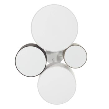 Stropné svietidlo Hotel so 4 textilnými tienidlami