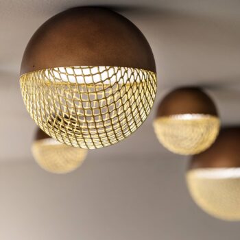 Stropné svietidlo Iglù LED, Ø 25,5 cm
