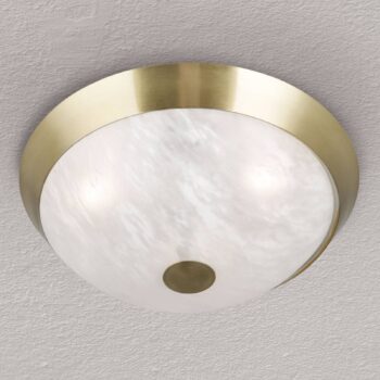 Stropné svietidlo Jaya sklenené tienidlo 34 cm