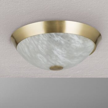 Stropné svietidlo Jaya sklenené tienidlo 34 cm