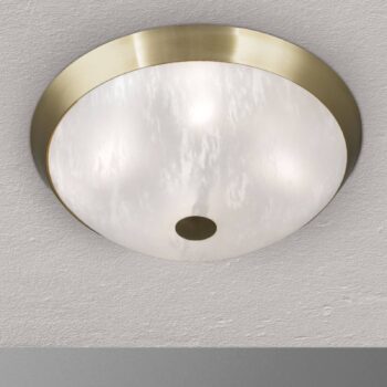 Stropné svietidlo Jaya sklenené tienidlo 42 cm