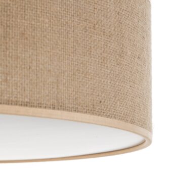 Stropné svietidlo Jute s béžovým tienidlom Ø 48 cm