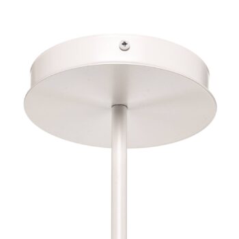 Stropné svietidlo Kiba, biela/zlatá, 4-plameňové