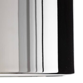 Stropné svietidlo Kimban z kovu, Ø 26 cm, chróm