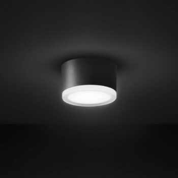 Stropné svietidlo LED 1420 do exteriéru, grafit Ø 13 cm