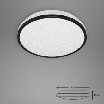 Stropné svietidlo LED 3403-015, s dekorom hviezdy, 4 000 K