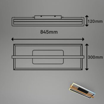 Stropné svietidlo LED 3769015 CCT s diaľkovým ovládaním