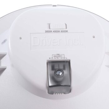 Stropné svietidlo LED Acrux, Ø 17 cm, čierne, CCT