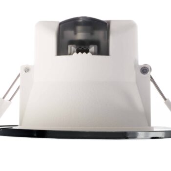 Stropné svietidlo LED Acrux, Ø 9 cm, čierne, CCT