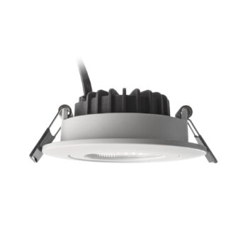 Stropné svietidlo LED Dione, IP44, 2 700 K, biele, stmievateľné