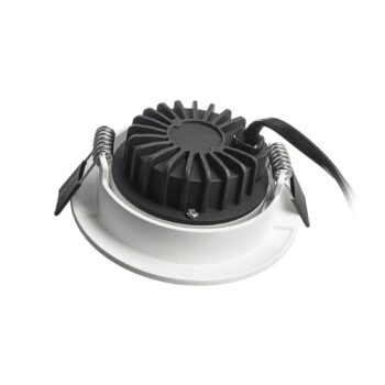 Stropné svietidlo LED Dione, IP44, 4 000 K, biele, stmievateľné