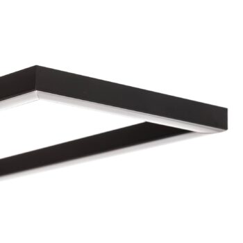 Stropné svietidlo LED Frame, diaľkové ovládanie, čierne