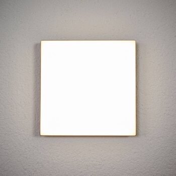 Stropné svietidlo LED Henni, IP65, senzor, 30x30 cm, antracit