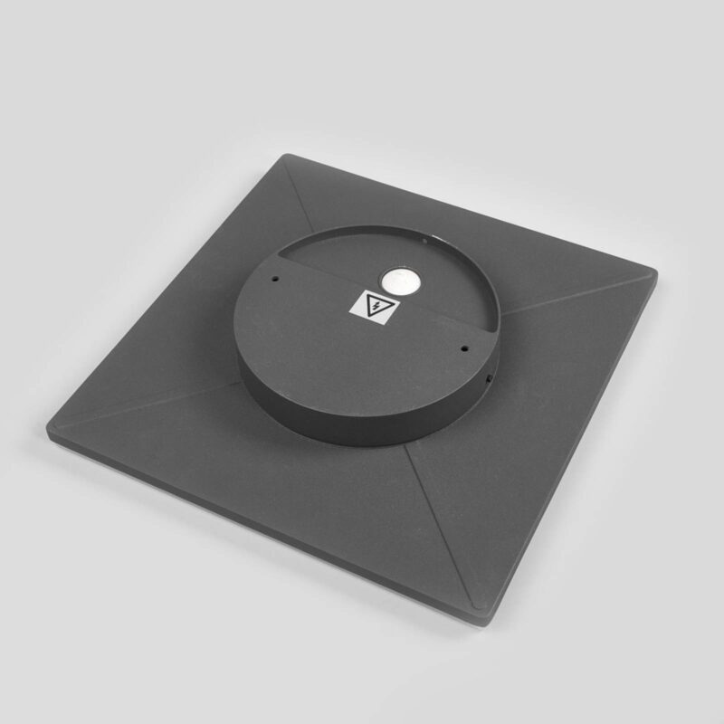 Stropné svietidlo LED Henni, IP65, senzor, 30x30 cm, antracit Stropné svietidlo LED Henni, IP65, senzor, 30x30 cm, antracit