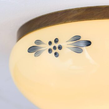 Stropné svietidlo Landhaus patina modré Ø 21 cm