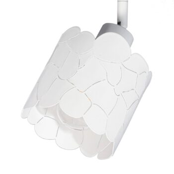 Stropné svietidlo Lindby Aralena, biele, 4 svetlá, dĺžka 97 cm