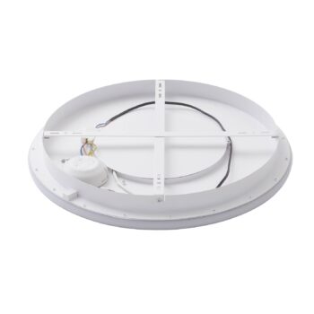 Stropné svietidlo Lindby LED Edenia, čierna/biela, CCT, Ø 51 cm