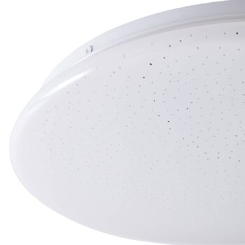 Stropné svietidlo Lindby LED Eovi, Ø 33 cm, biela, 4 000 K