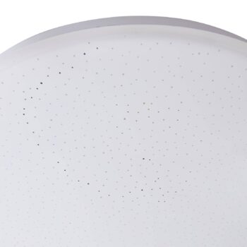 Stropné svietidlo Lindby LED Eovi, Ø 33 cm, biela, 4 000 K