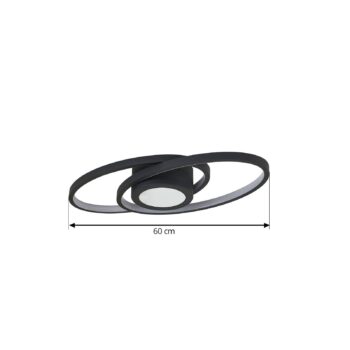 Stropné svietidlo Lindby LED Thalina, 60 cm, stmievateľné, Infinity Tunnel