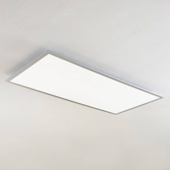 Stropné svietidlo Lindby LED Zento, 120 cm, strieborná, 4 000 K