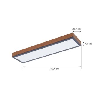 Stropné svietidlo Lindby Laviona LED, dlhé, 80 cm