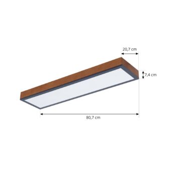 Stropné svietidlo Lindby Laviona LED s CCT, 80 cm
