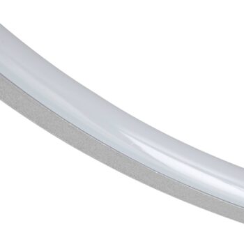 Stropné svietidlo Lindby Nerwin LED, 65 cm, kruhové, hliník/chróm
