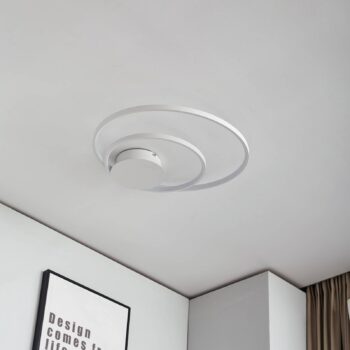 Stropné svietidlo Lindby Nerwin LED, okrúhle, biele