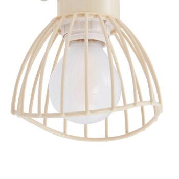 Stropné svietidlo Lindby Piena, béžová farba, 2 svetlá, kov, 39 cm