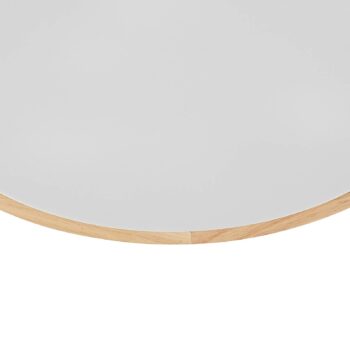 Stropné svietidlo Lindby Tanju, Ø 40 cm, 3 svetlá, dubové drevo, E27