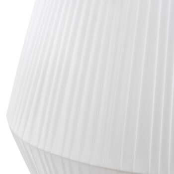 Stropné svietidlo Lindby Vitore, Ø 50 cm, textil, biela