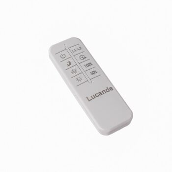 Stropné svietidlo Lucande Damivan LED, hranatý nikel