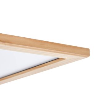 Stropné svietidlo Lucande LED Joren, 42 cm, drevo, CCT, diaľkové ovládanie