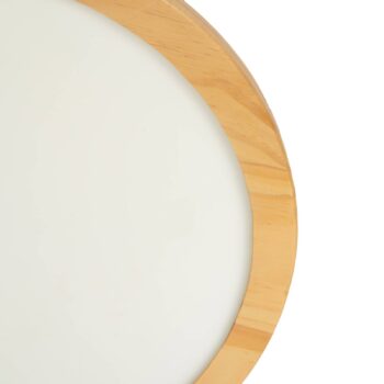 Stropné svietidlo Lucande LED Joren, Ø 48 cm, drevo, CCT, diaľkové