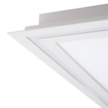 Stropné svietidlo Lucande LED Leicy, biele, 64 cm, RGB, CCT