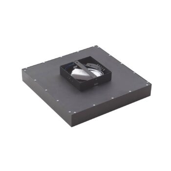 Stropné svietidlo Lucande LED Leicy, čierne, 40 cm, RGBIC, CCT