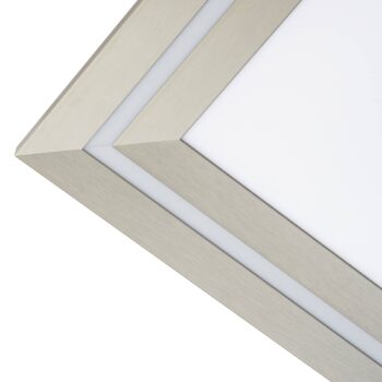 Stropné svietidlo Lucande LED Leicy, nikel, 80 cm, RGBIC, CCT