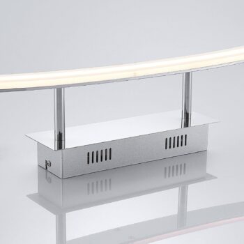 Stropné svietidlo Lucande LED Lorian, 99 cm, chróm, kov