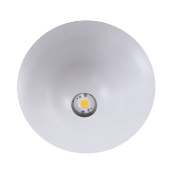 Stropné svietidlo Lucande LED Orasa, sklo, biele/čierne, Ø 43 cm