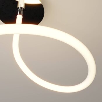 Stropné svietidlo Lucande Serpentina LED, stmievateľné