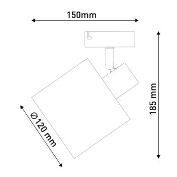 Stropné svietidlo Maron, 1-plameňové textil béžová