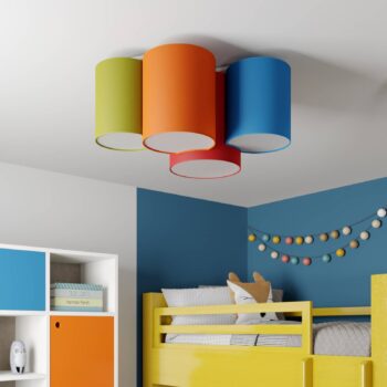 Stropné svietidlo Mona 4-plameňové, multicolor