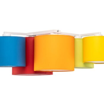 Stropné svietidlo Mona 5-plameňové, multicolor