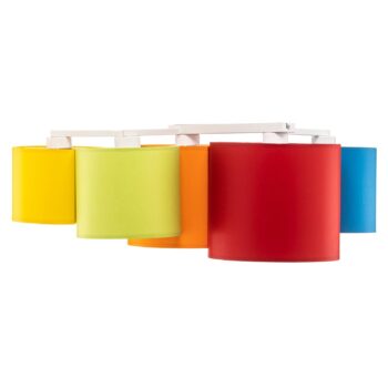 Stropné svietidlo Mona 5-plameňové, multicolor